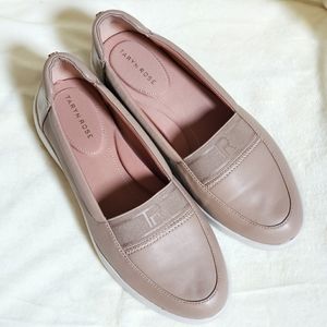 TARYN ROSE Leather Tiffany comfort weatherproof LOAFERS